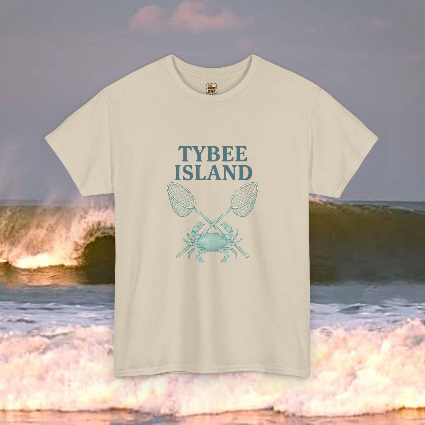 Tybee Island Crab Nets, Everyday Tees, Gift for Him/Her, Comfortable Fashion, Eco-Friendly