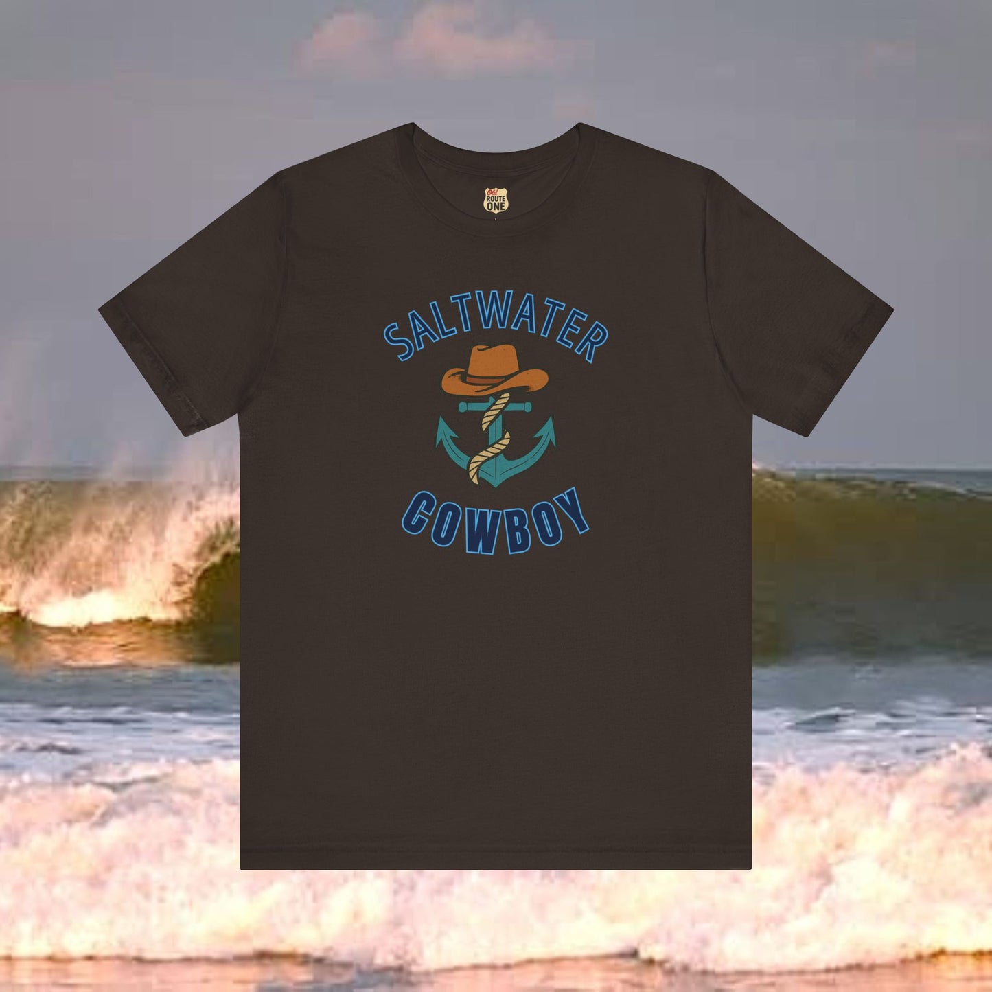Saltwater Cowboy T-shirt - Coastal Freedom Collection