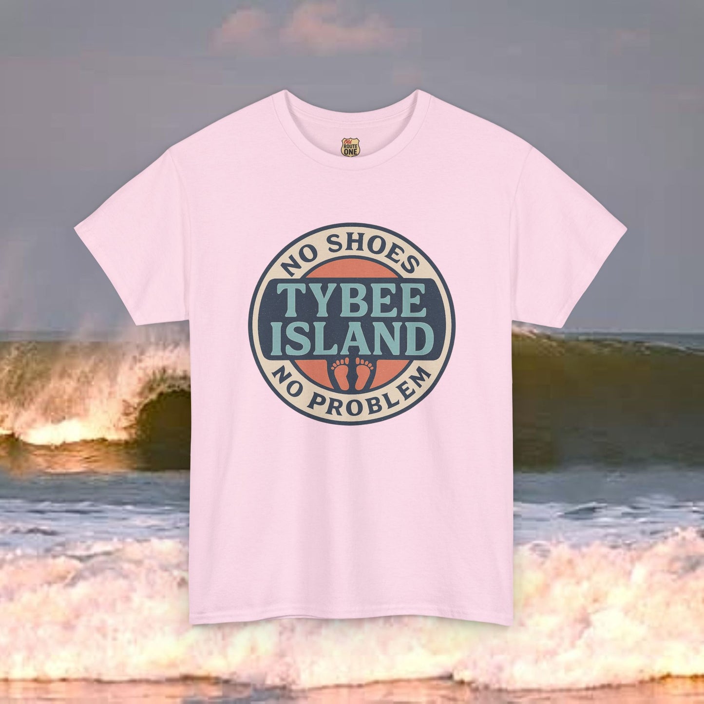 Tybee Island No Shoes No Problem , Everyday Tees, Gift for Him/Her, Comfortable Fashion, Eco-Friendly