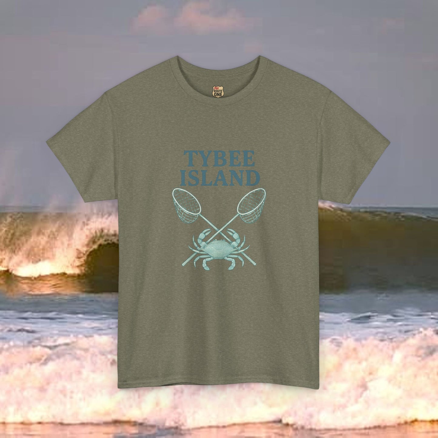 Tybee Island Crab Nets, Everyday Tees, Gift for Him/Her, Comfortable Fashion, Eco-Friendly