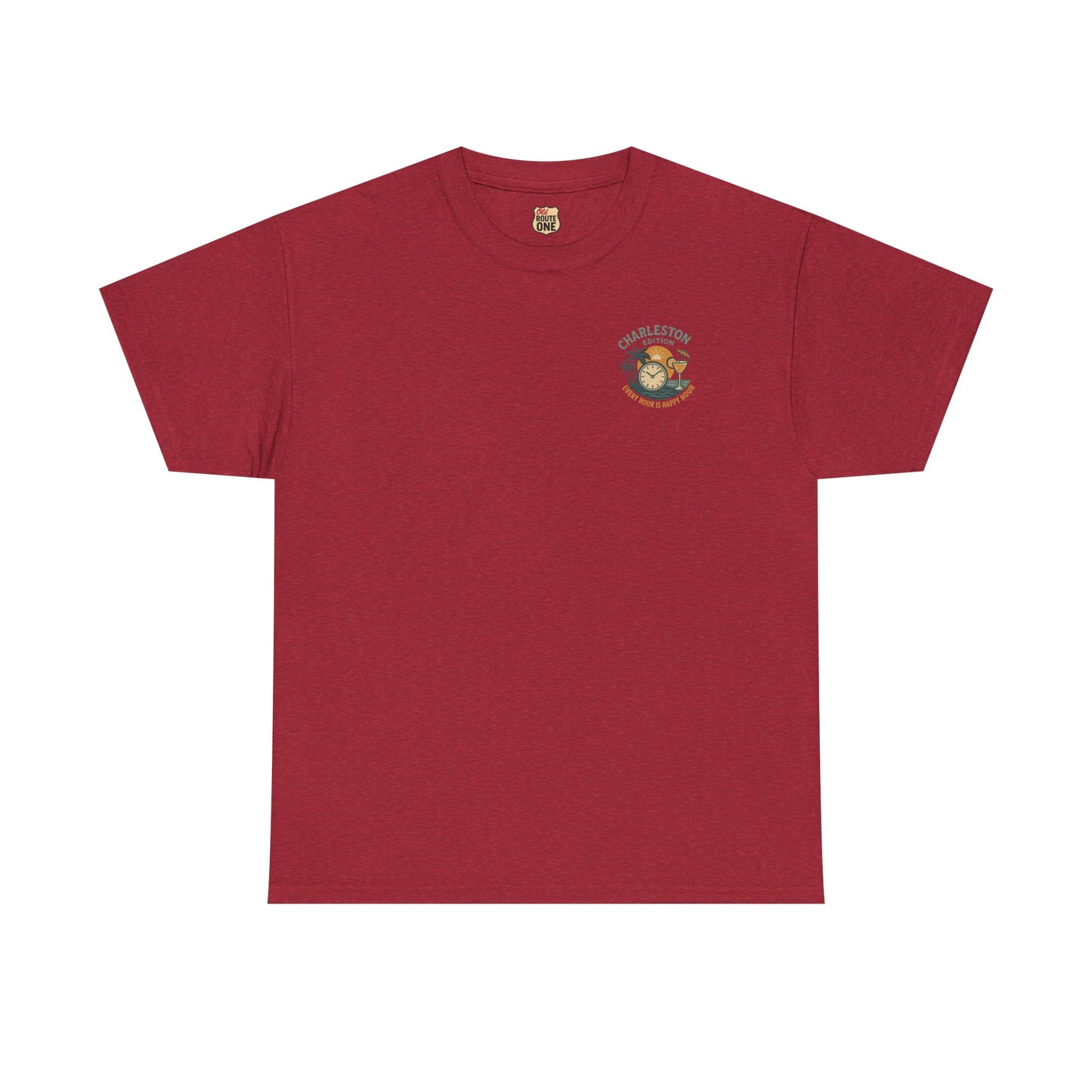 Charleston Edition Every Hour Is Happy Hour, Everyday Tees, Gift for Him/Her, Comfortable Fashion, Eco-Friendly
