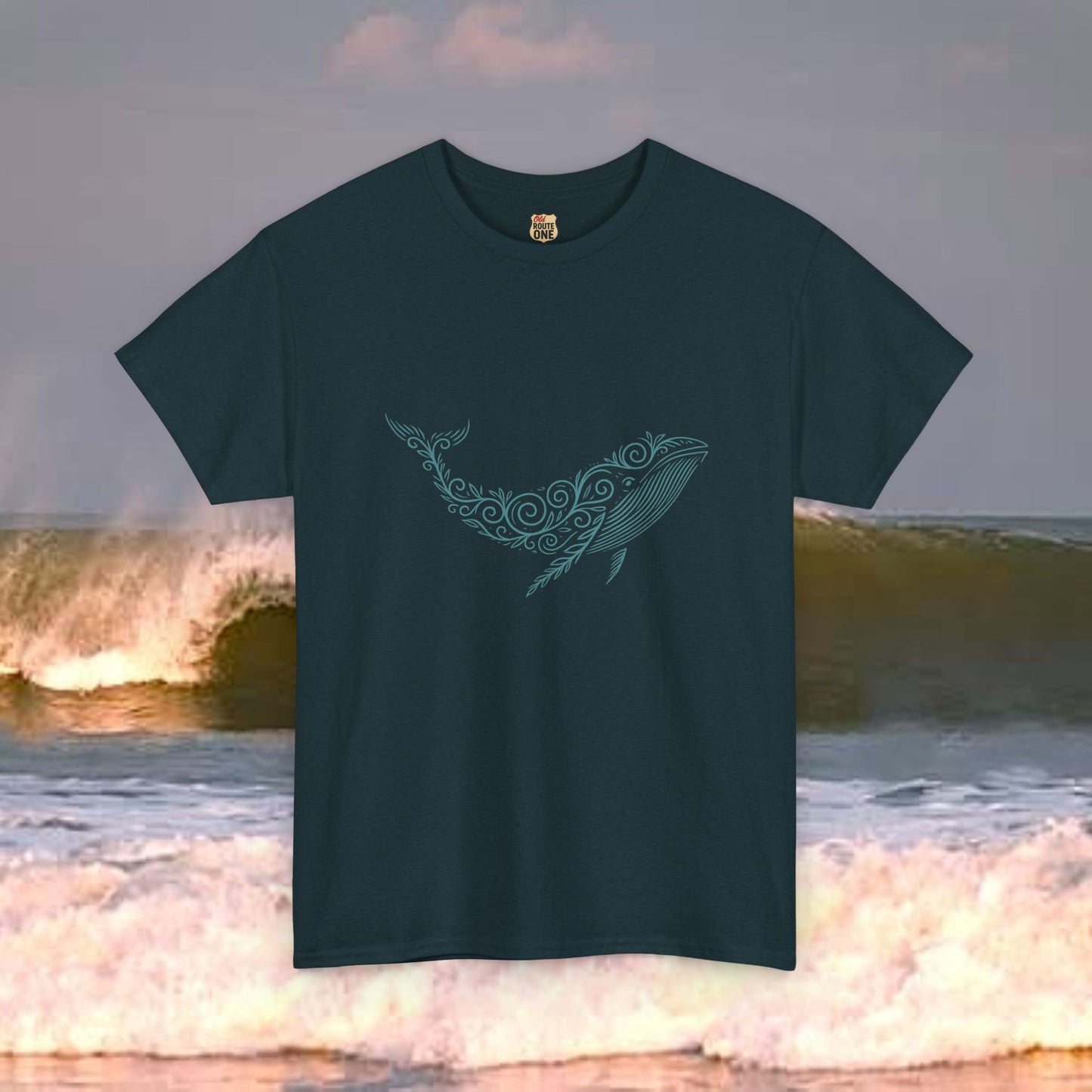 Whale Ocean Art T-shirt