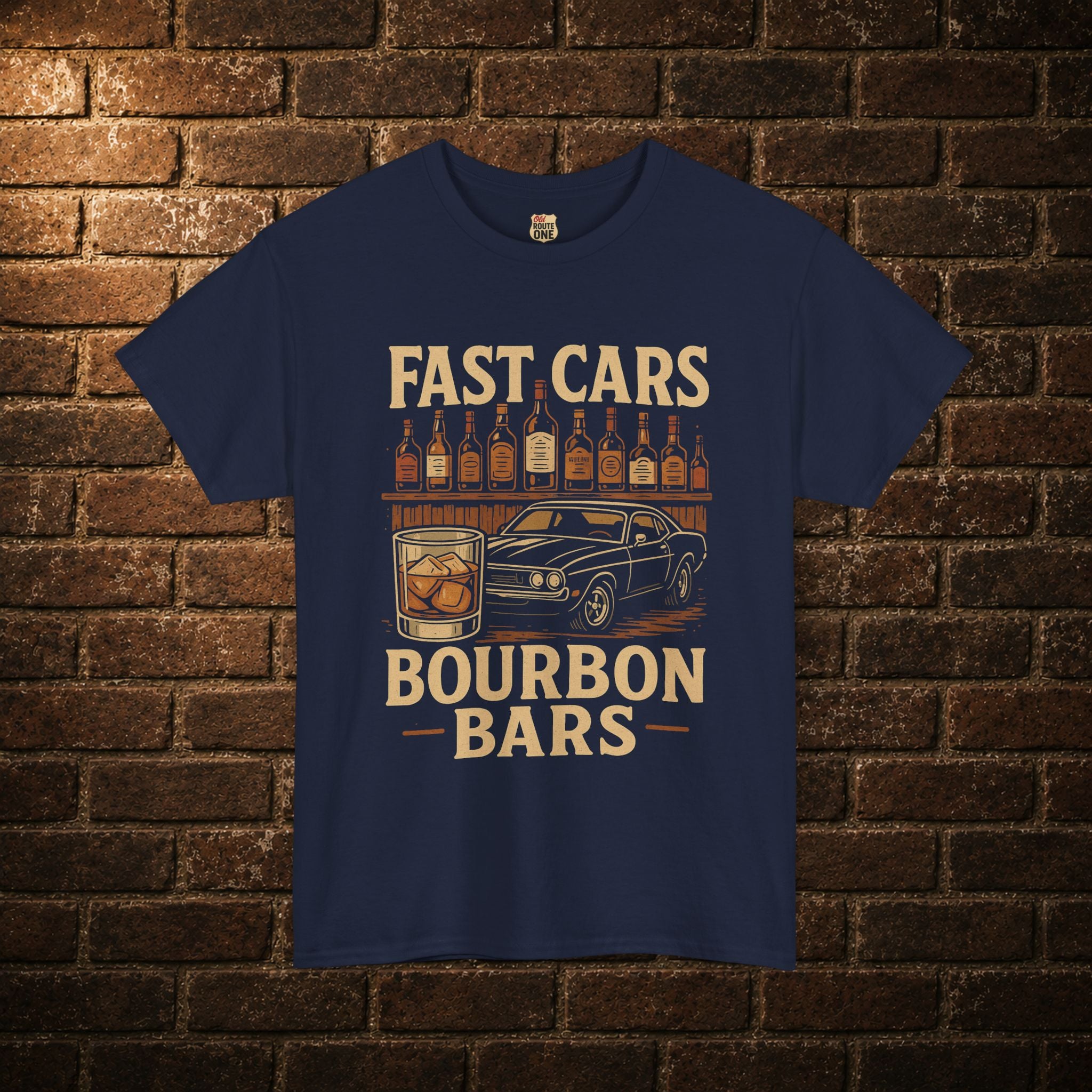 Fast Cars Bourbon Bars T-Shirt