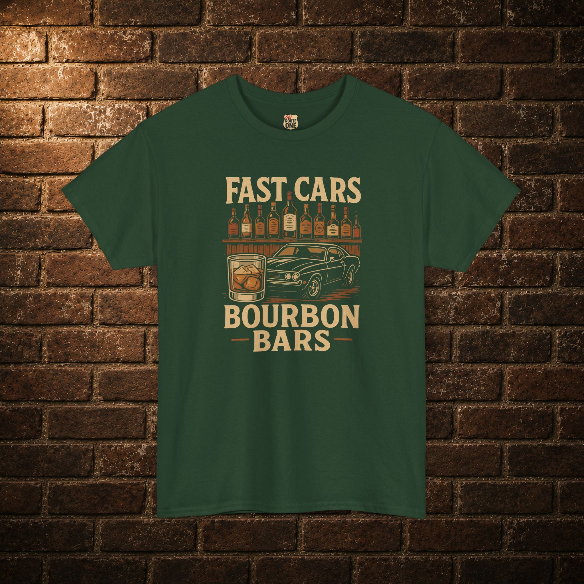 Fast Cars Bourbon Bars T-Shirt