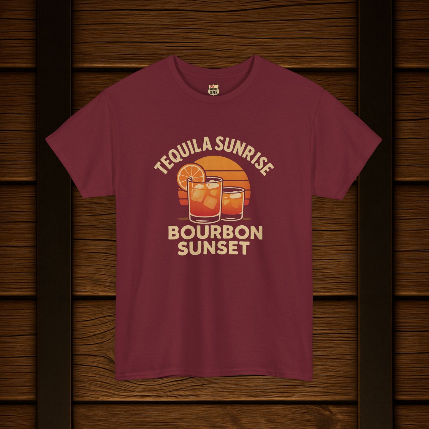 Tequila Sunrise Bourbon Sunset T-shirt