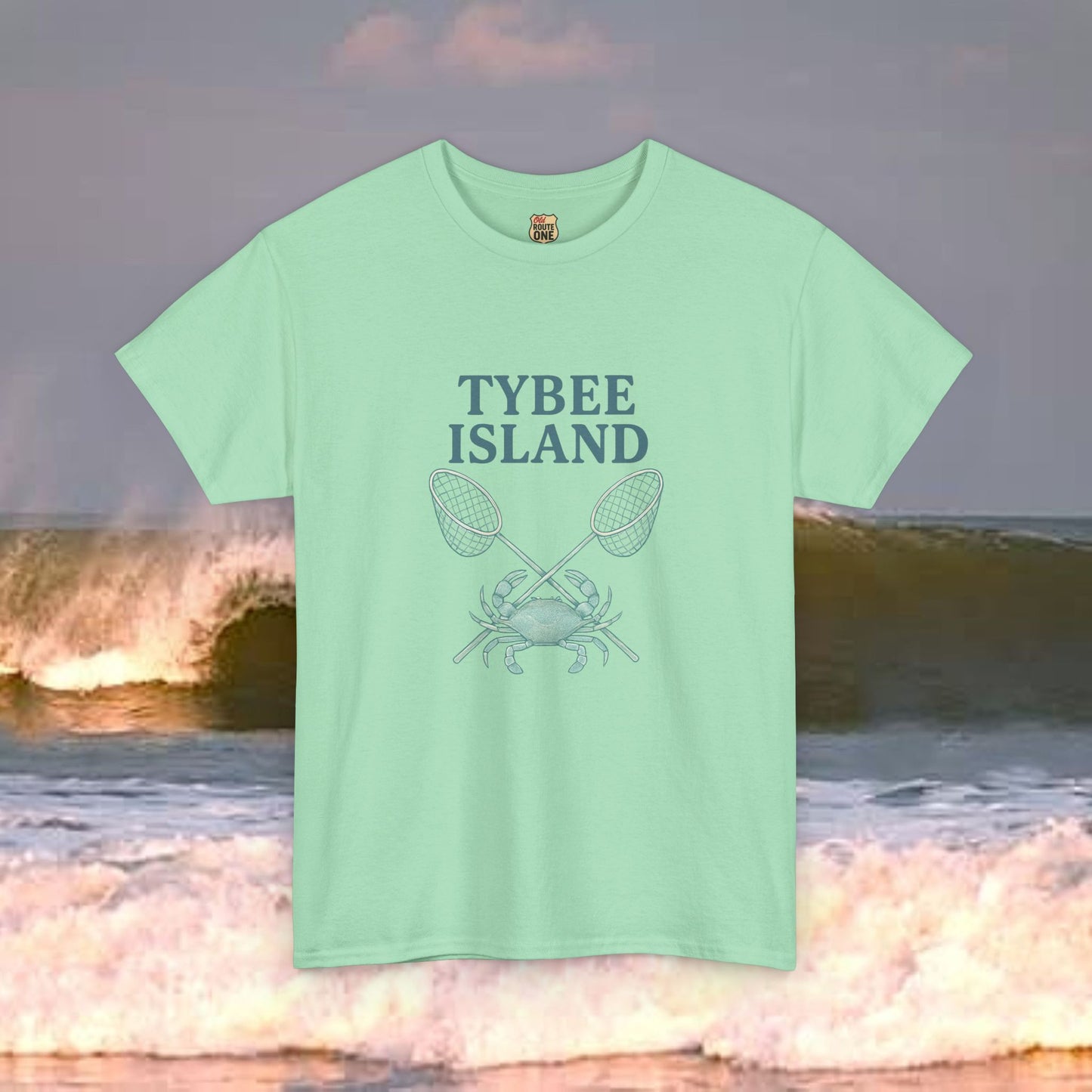 Tybee Island Crab Nets, Everyday Tees, Gift for Him/Her, Comfortable Fashion, Eco-Friendly