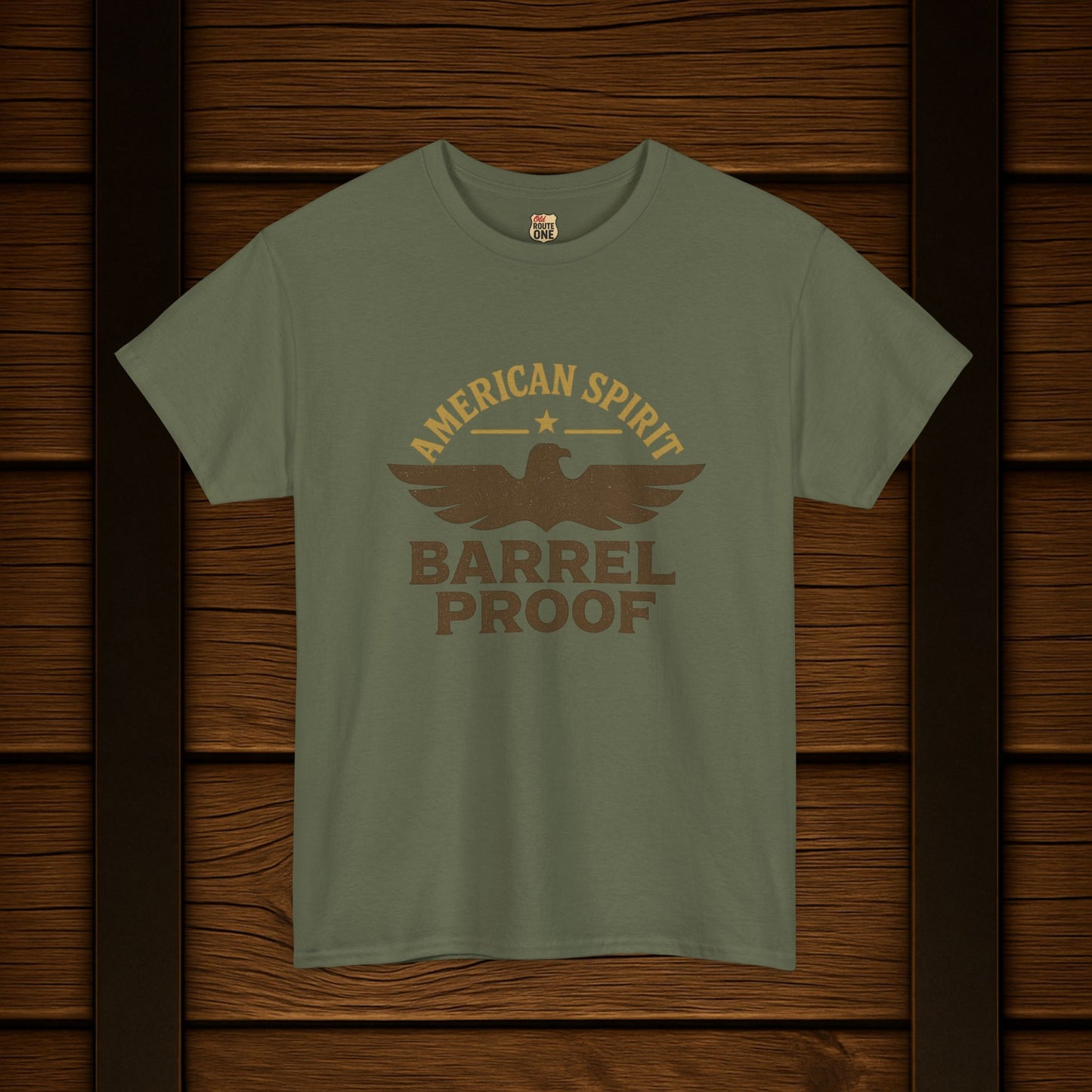 NEW T-Shirt American Spirit Barrel Proof Tee