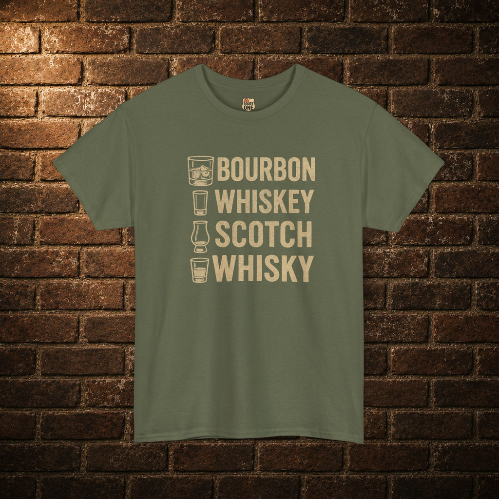 Bourbon Whiskey Scotch Whisky T-shirt