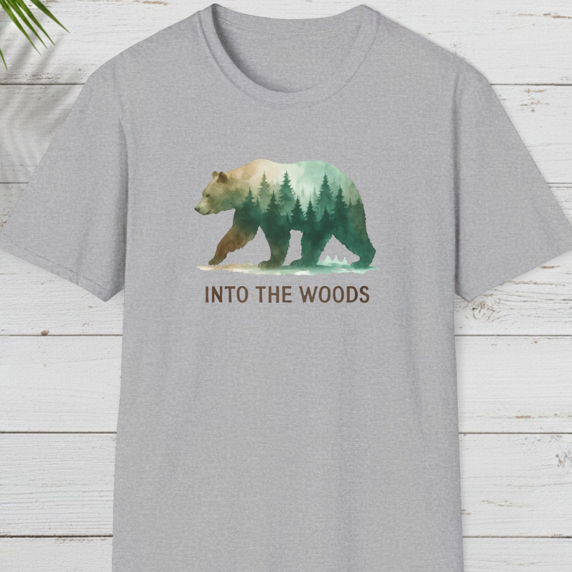 Forest Bear Silhouette T-Shirt