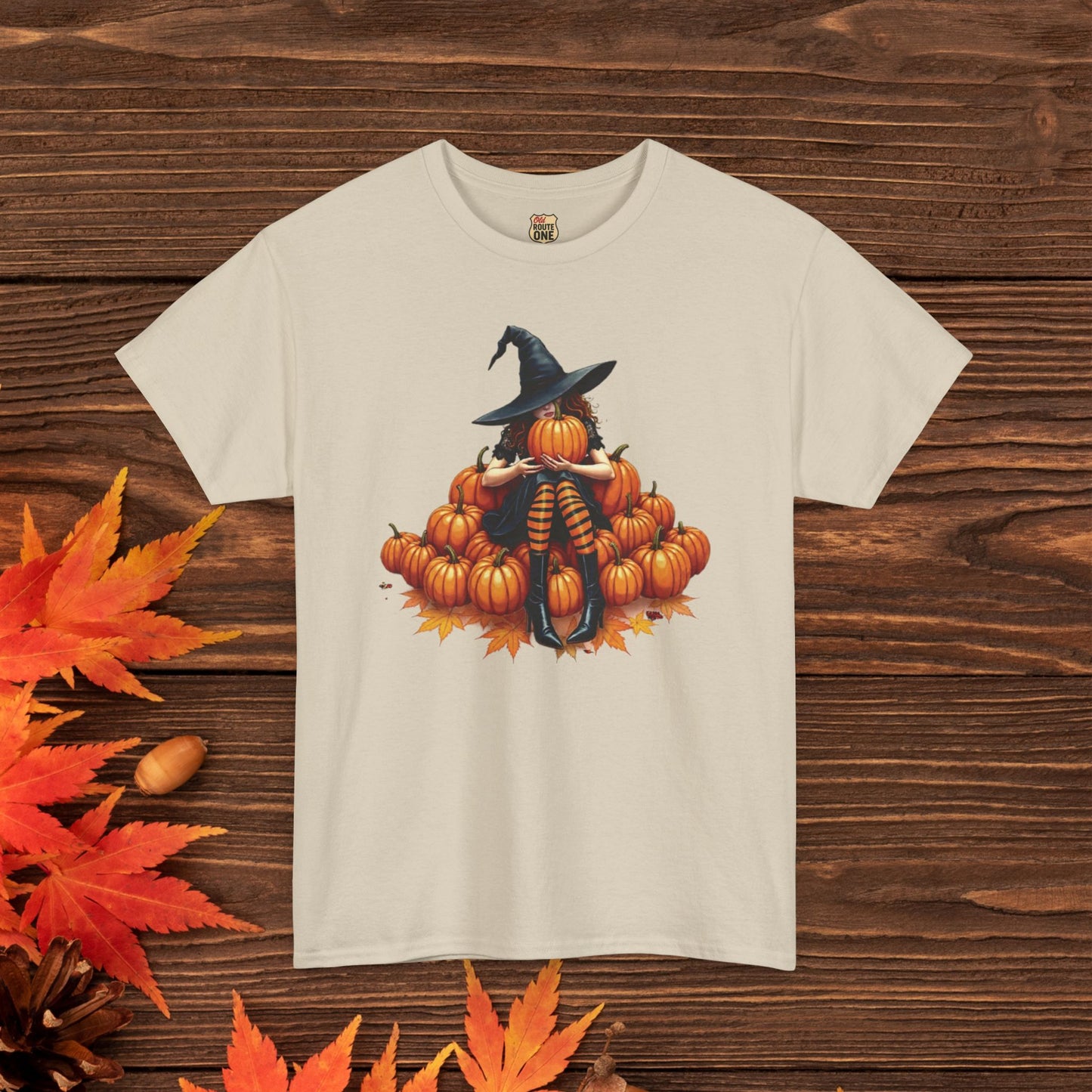 Magical Witch Shirt Halloween Design Witch Fashion Fall Wear Witchy Style Halloween Clothing Autumn Theme Witch Outfit Casual Wear Pumpkin