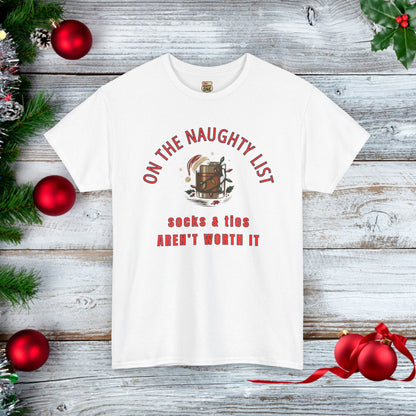 NEW On the Naughty List - Holiday Cheer T-shirt