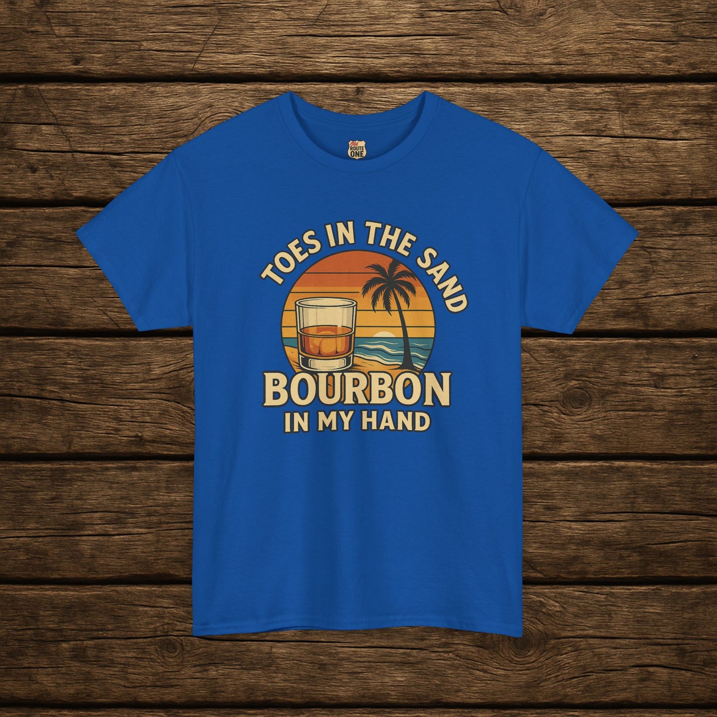NEW Toes in the Sand Bourbon in my Hand shirt