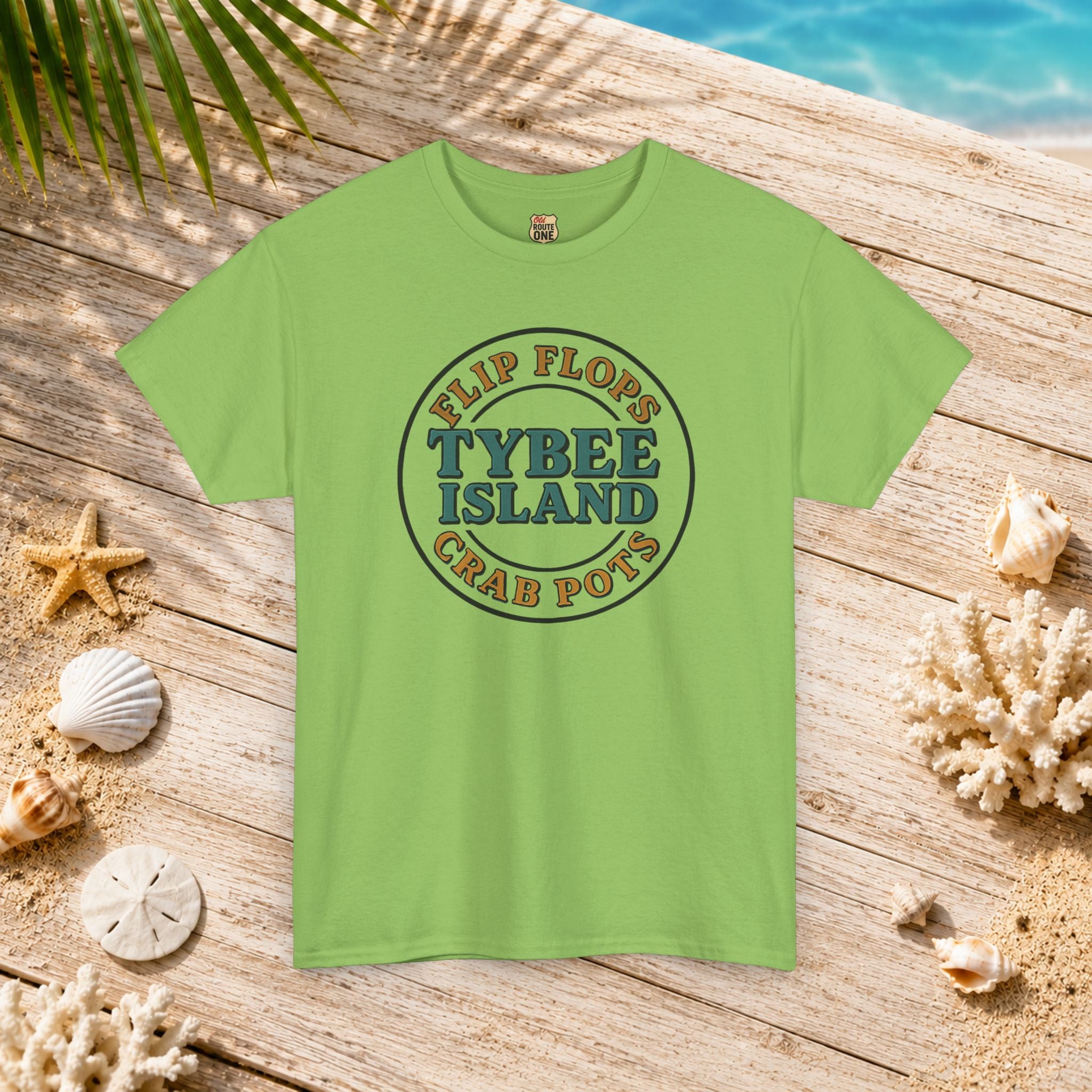 Tybee Island Flip Flops and Crab Pots , Everyday Tees