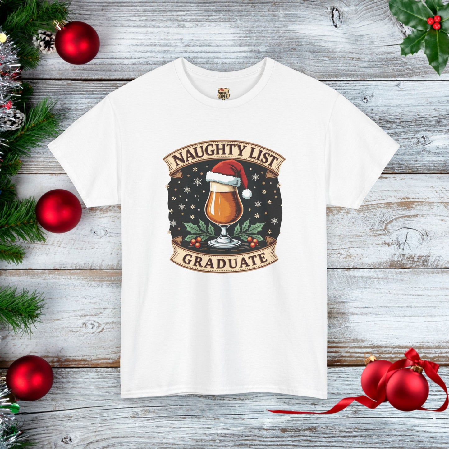 NEW NAUGHTY LIST GRADUATE - Christmas T-shirt