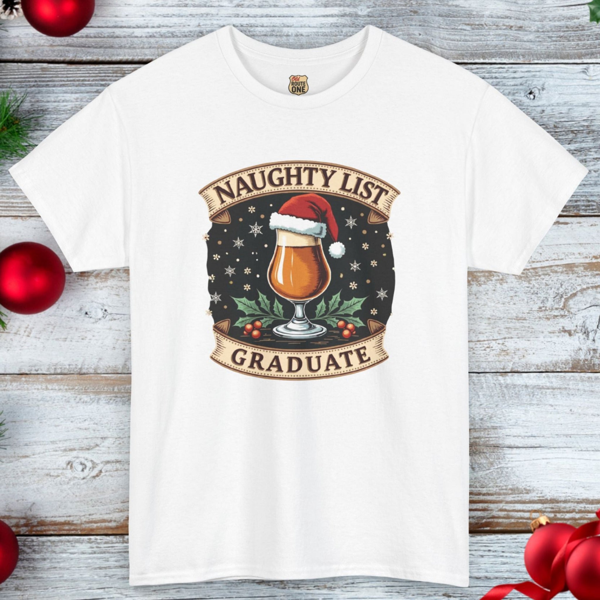 NAUGHTY LIST GRADUATE - Christmas T-shirt