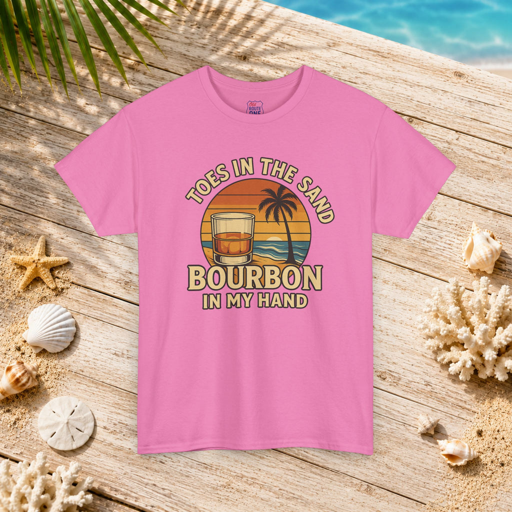 Toes in the Sand Bourbon in my Hand Tee