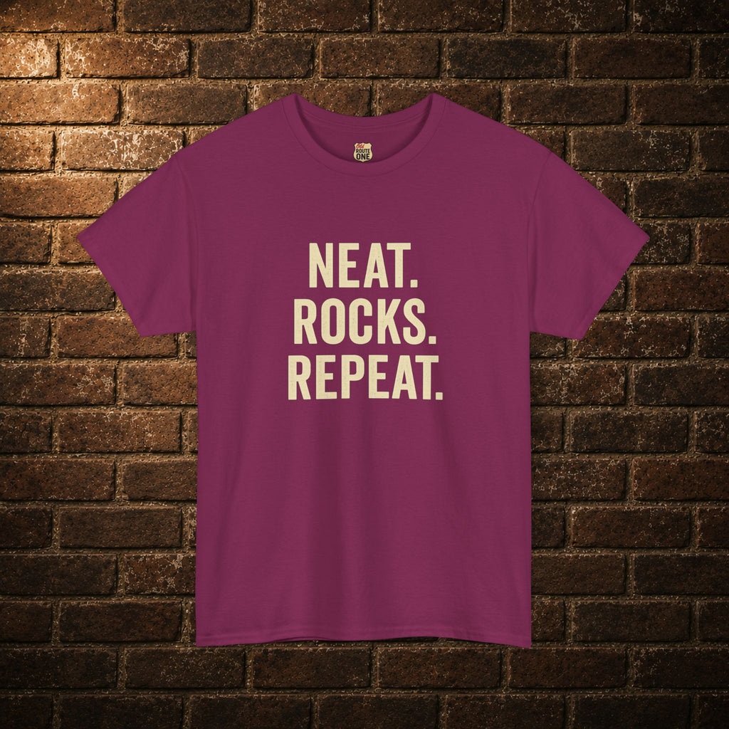 Neat. Rocks. Repeat. T-shirt