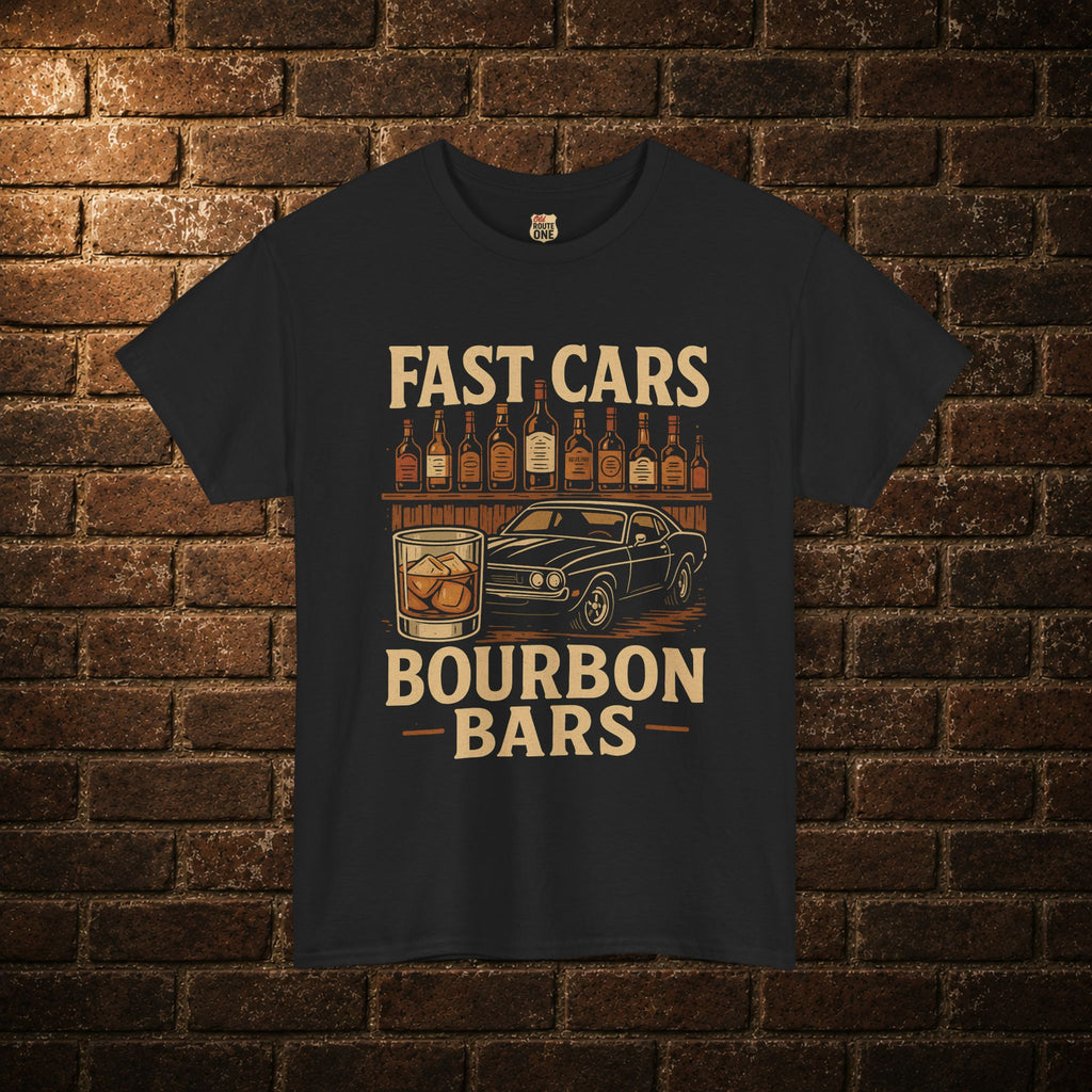Fast Cars Bourbon Bars T-Shirt