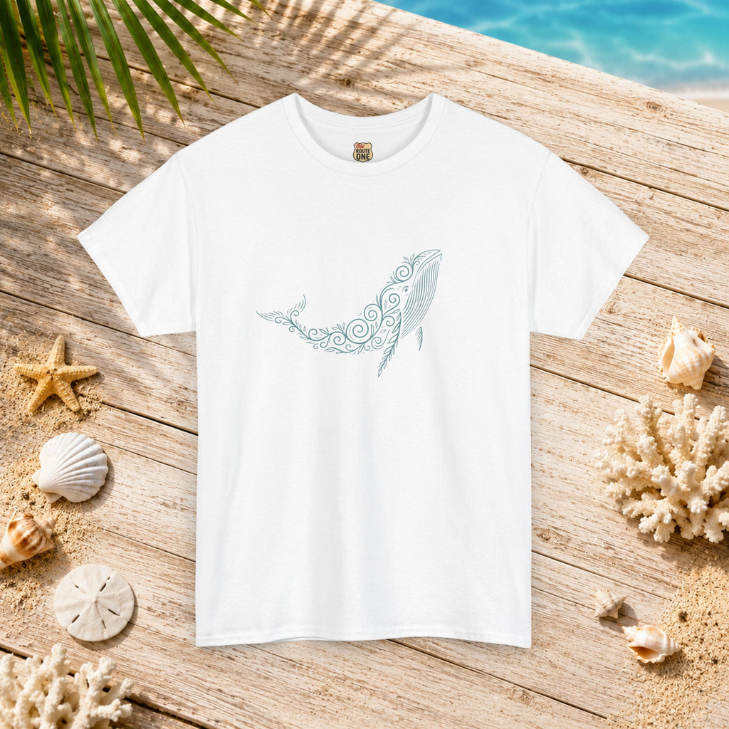 Whale Ocean Art T-shirt