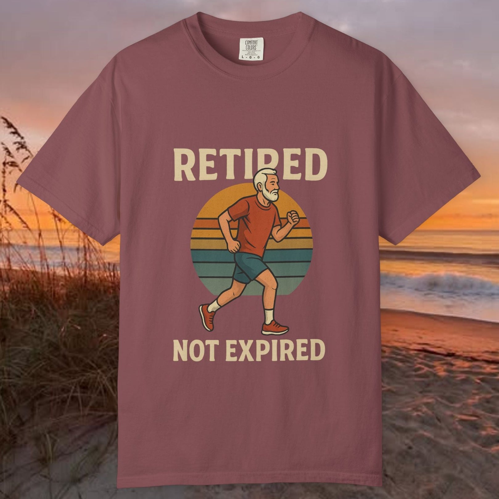 Retired Not Expired Marathon Runner t-shirt