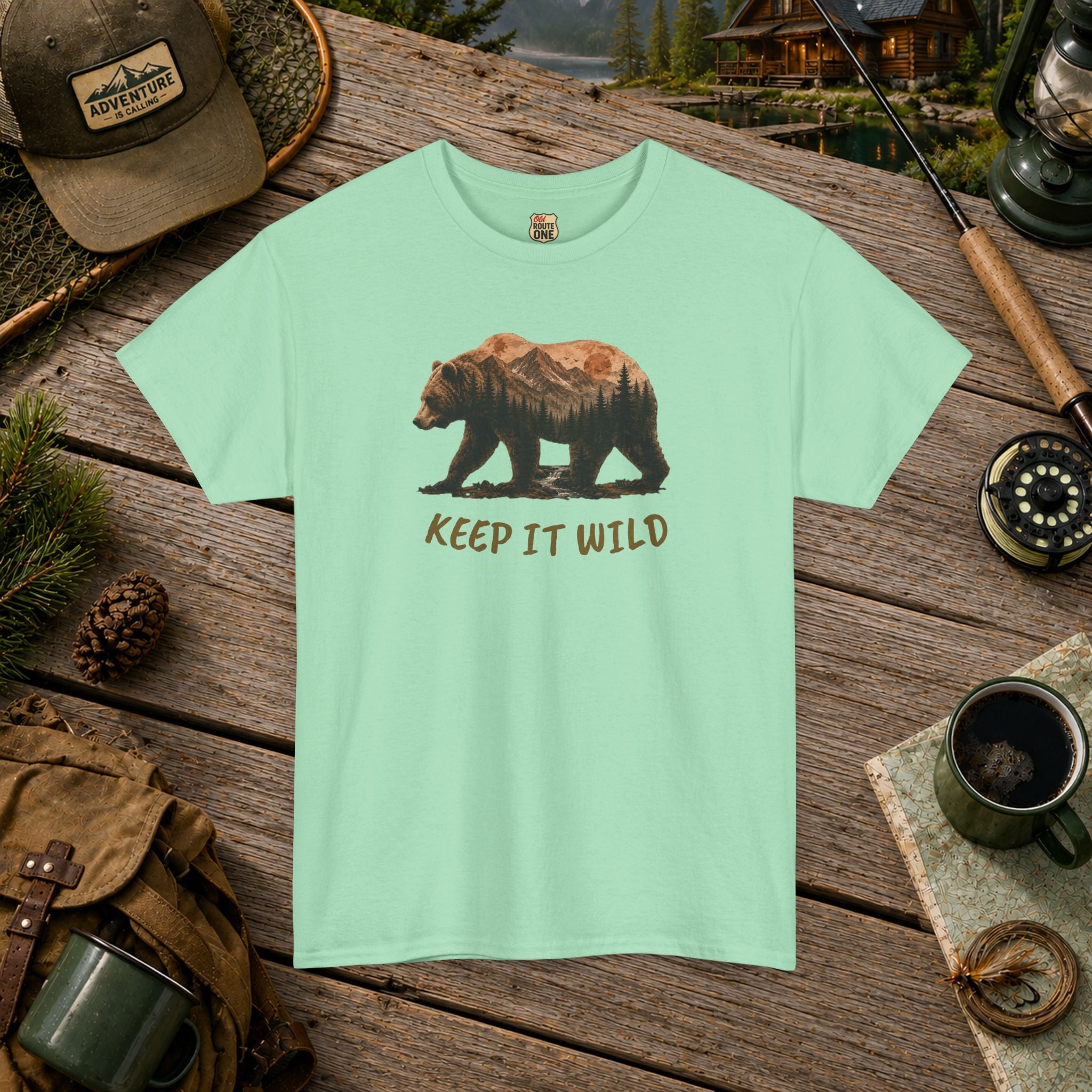 Keep It Wild Mountain Bear T-shirt