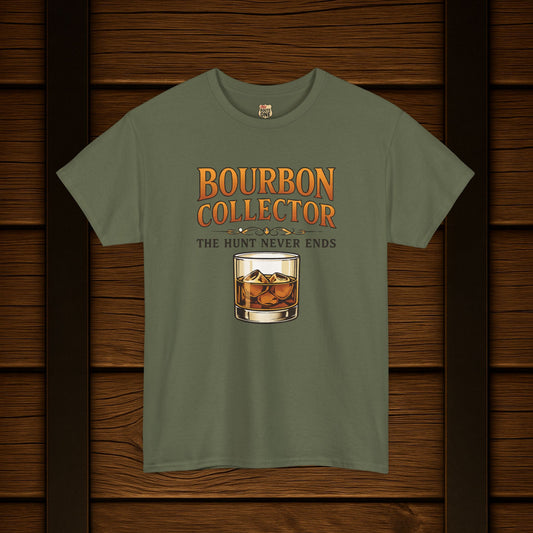 Bourbon Collector The Hunt graphic t-shirt
