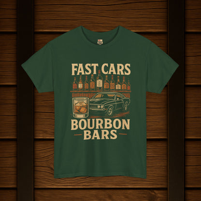 Fast Cars Bourbon Bars T-Shirt