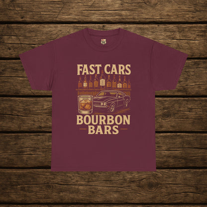 Fast Cars Bourbon Bars T-Shirt