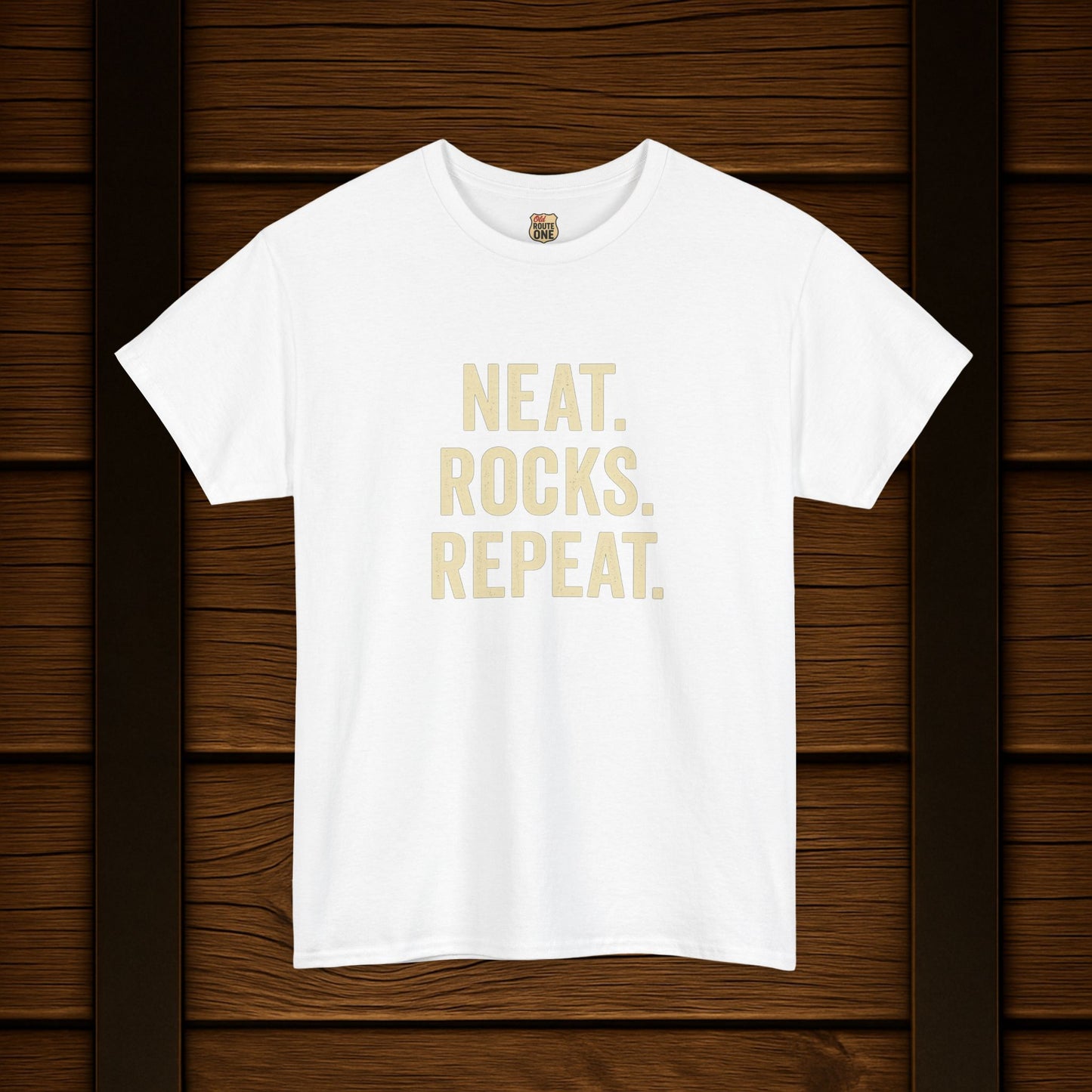 Neat. Rocks. Repeat. T-shirt