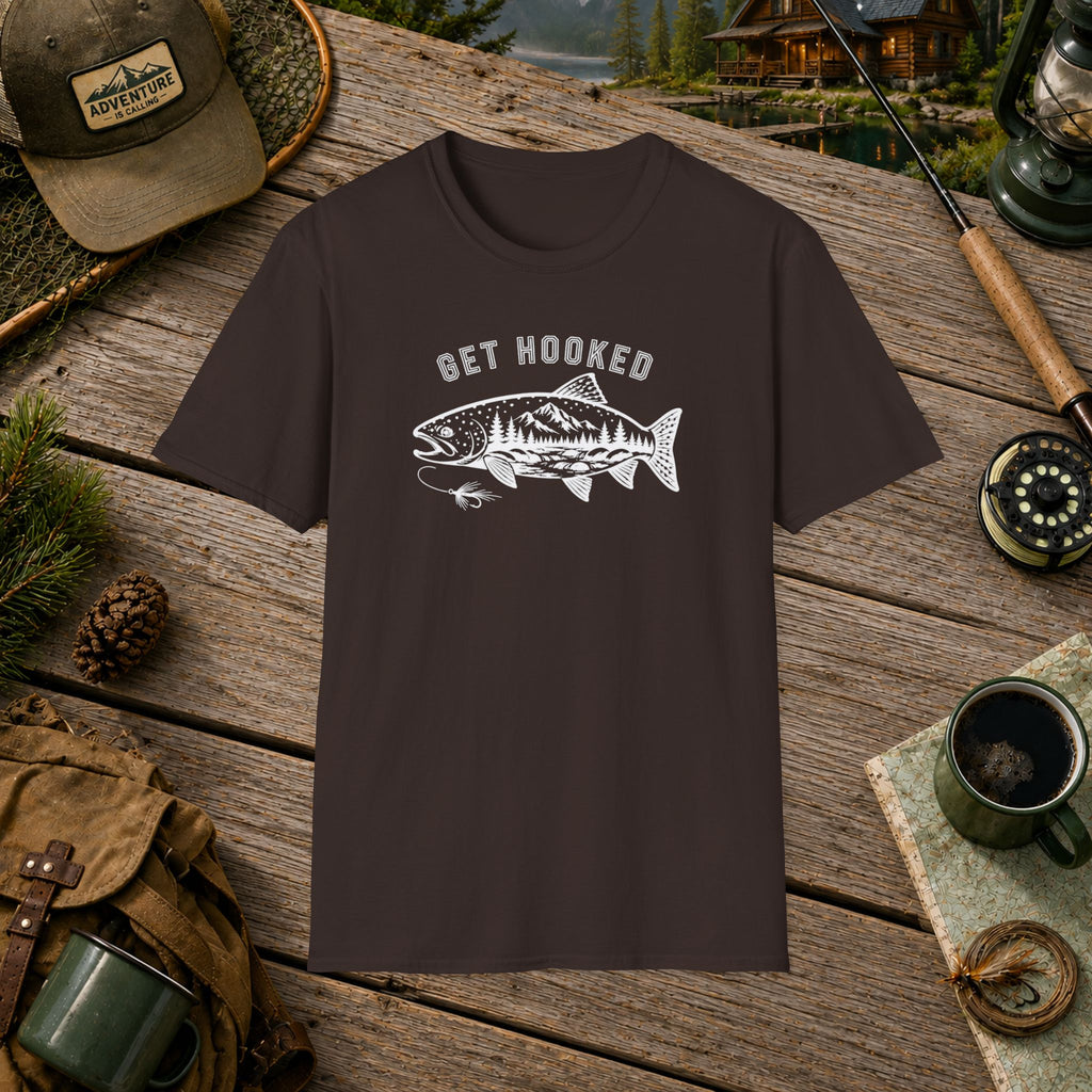 Get Hooked fishing T-Shirt