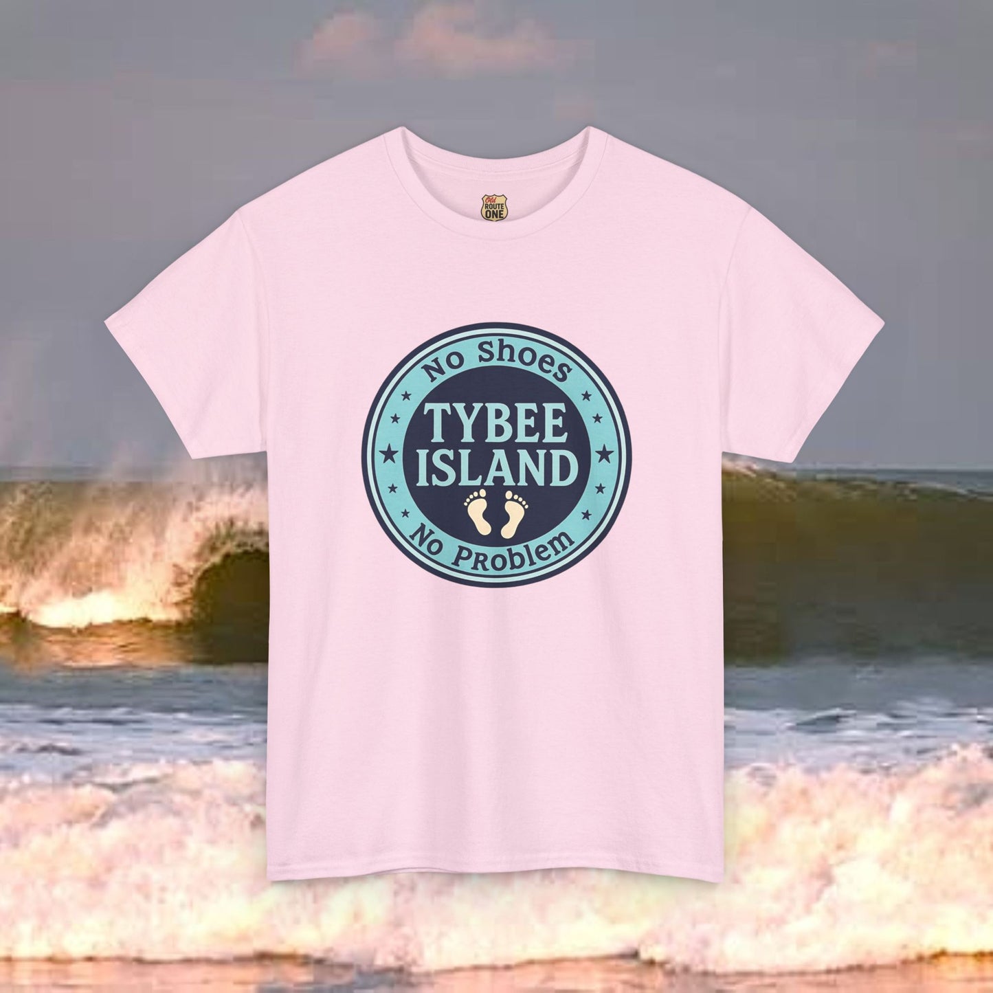 Tybee Island No Shoes No Problem , Everyday Tees, Gift for Him/Her, Comfortable Fashion, Eco-Friendly