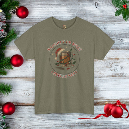 NAUGHTY OR NICE? I PREFER NEAT - Holiday Cheer T-shirt