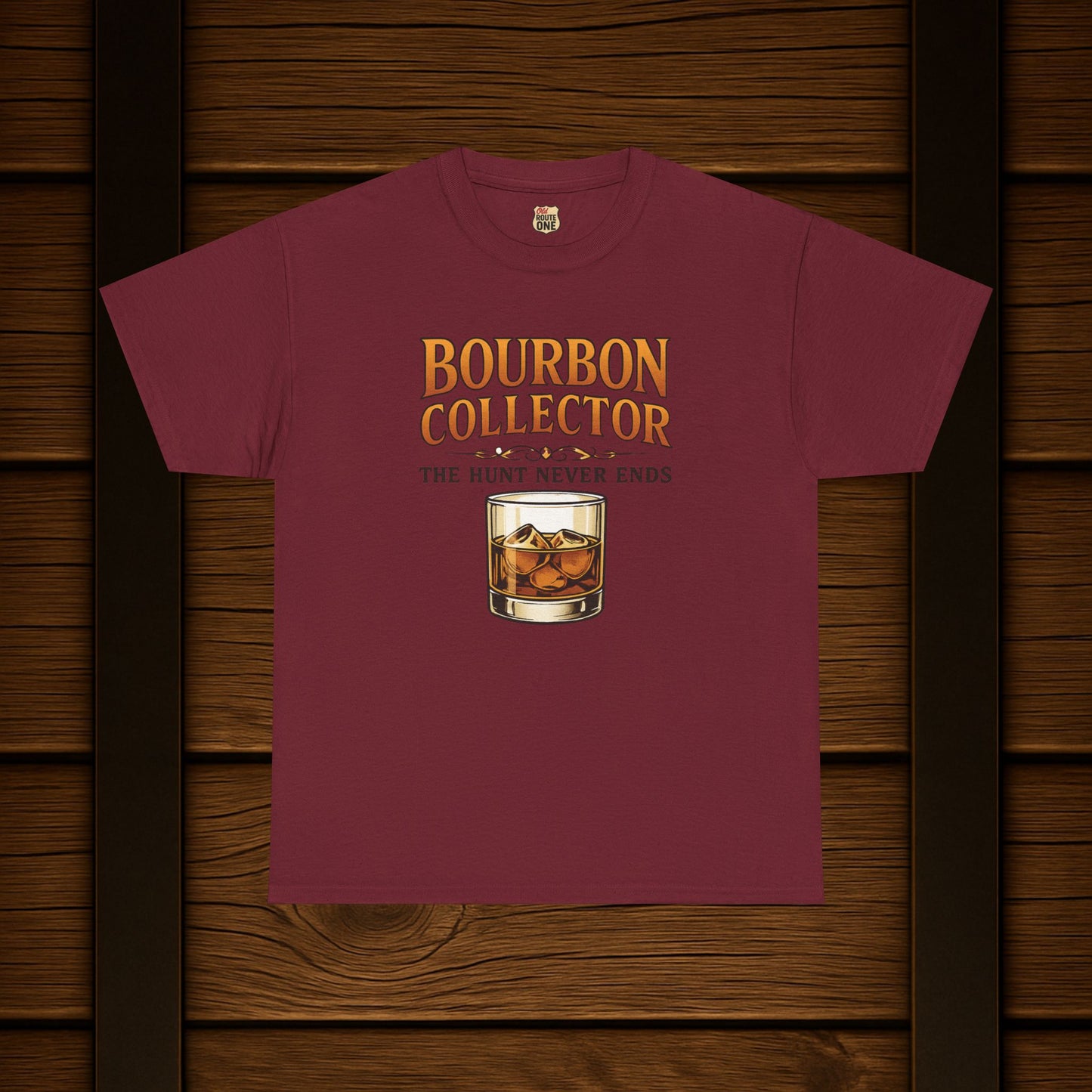 Bourbon Collector The Hunt graphic t-shirt
