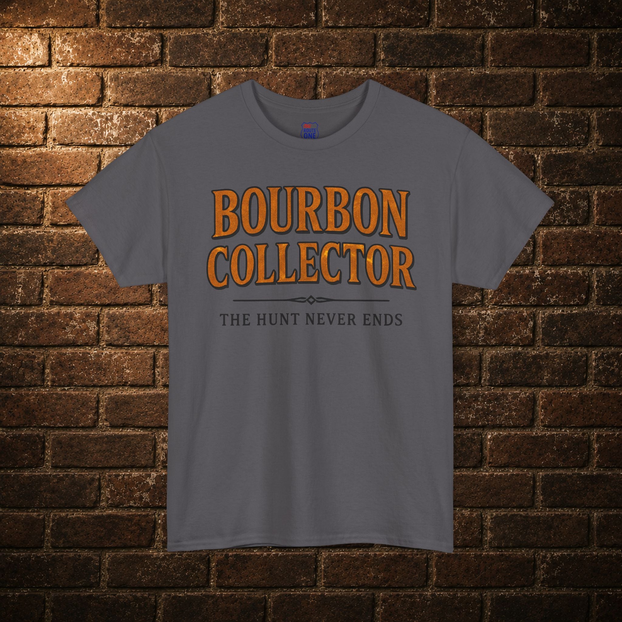 Bourbon Collector The Hunt Never Ends t-shirt