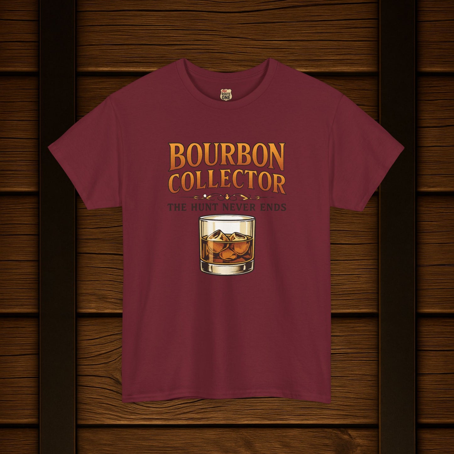 Bourbon Collector The Hunt graphic t-shirt
