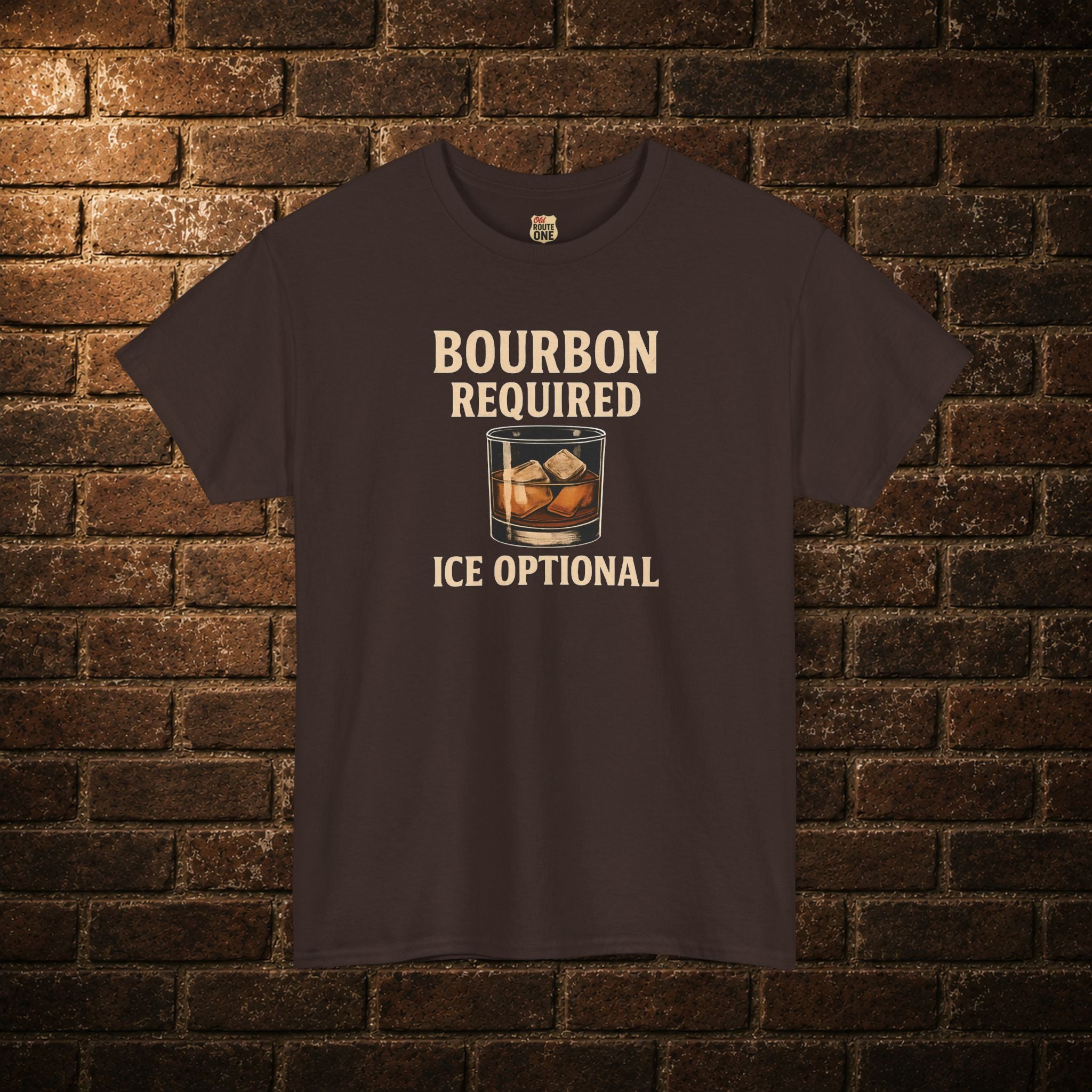 Bourbon Required Ice Optional T-shirt