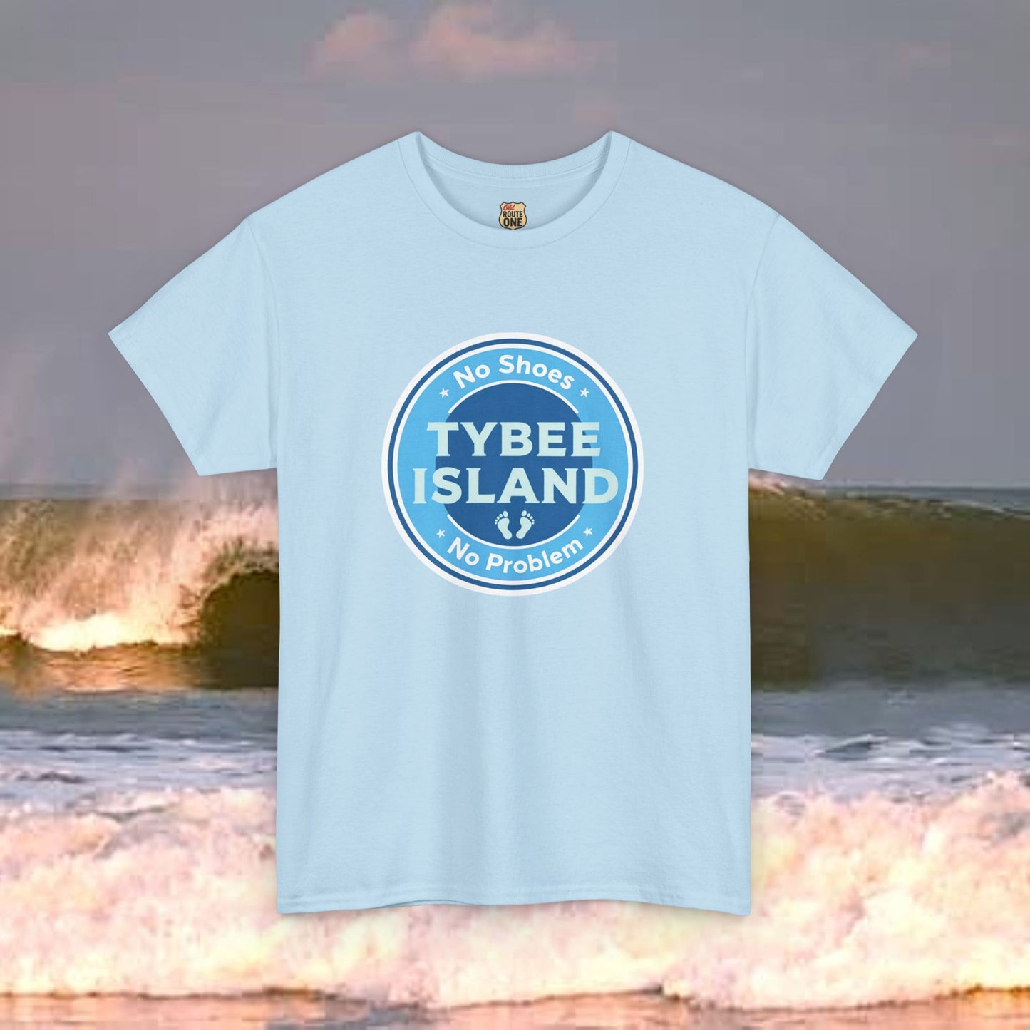 Tybee Island No Shoes No Problem , Everyday Tees, Gift for Him/Her, Comfortable Fashion, Eco-Friendly