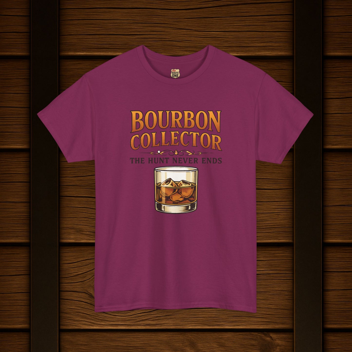 Bourbon Collector The Hunt graphic t-shirt