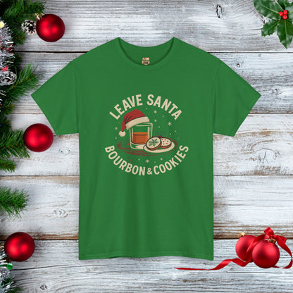 Santa Bourbon & Cookies Unisex Tee