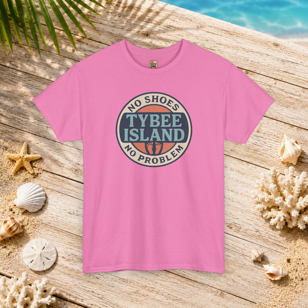 Tybee Island No Shoes No Problem , Everyday Tees