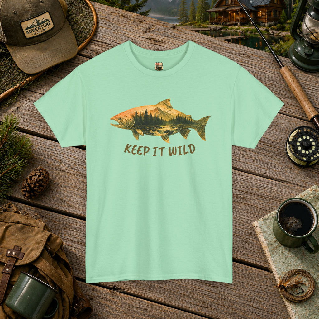 Keep It Wild Salmon T-shirt