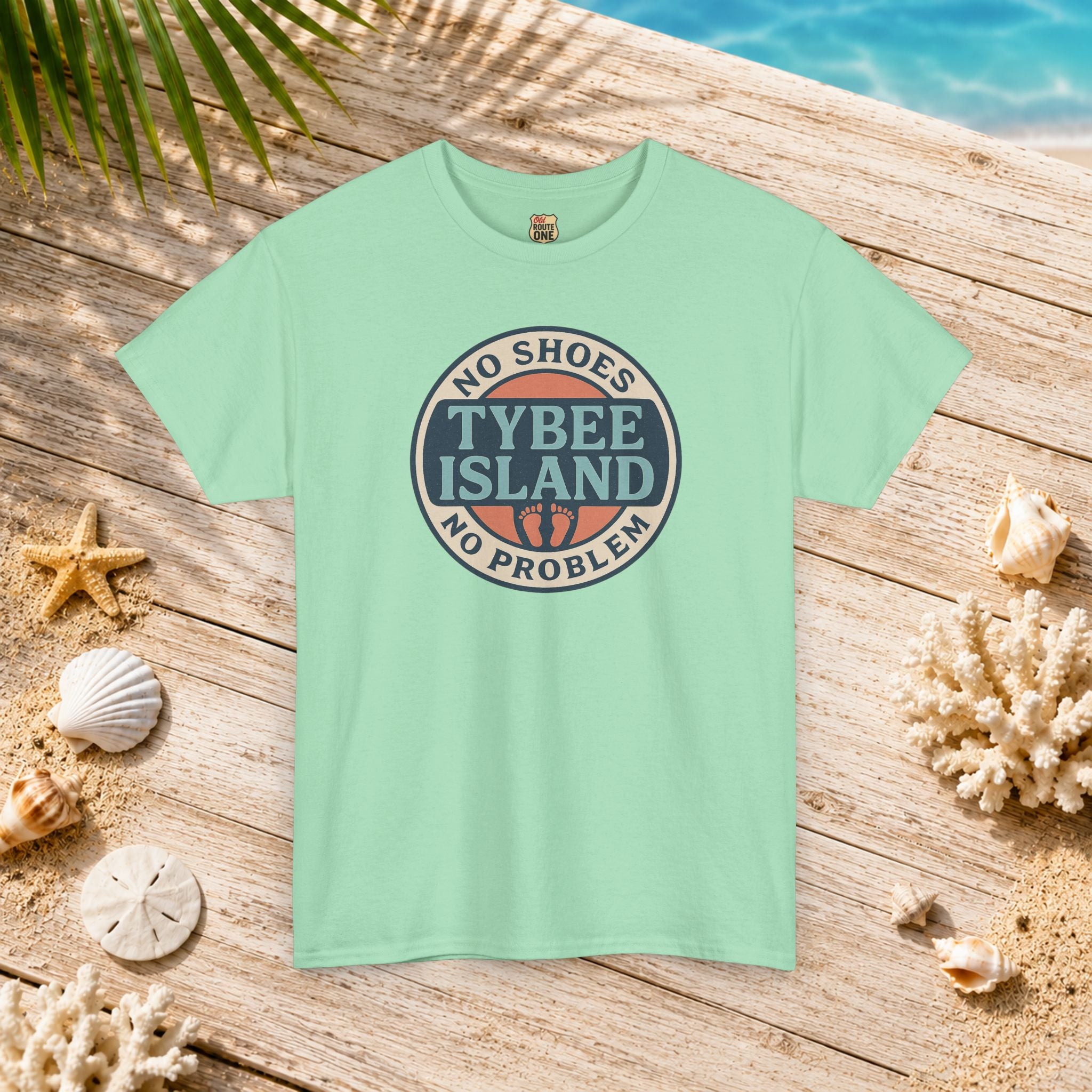 Tybee Island No Shoes No Problem , Everyday Tees