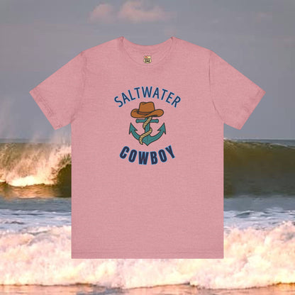 Saltwater Cowboy T-shirt - Coastal Freedom Collection