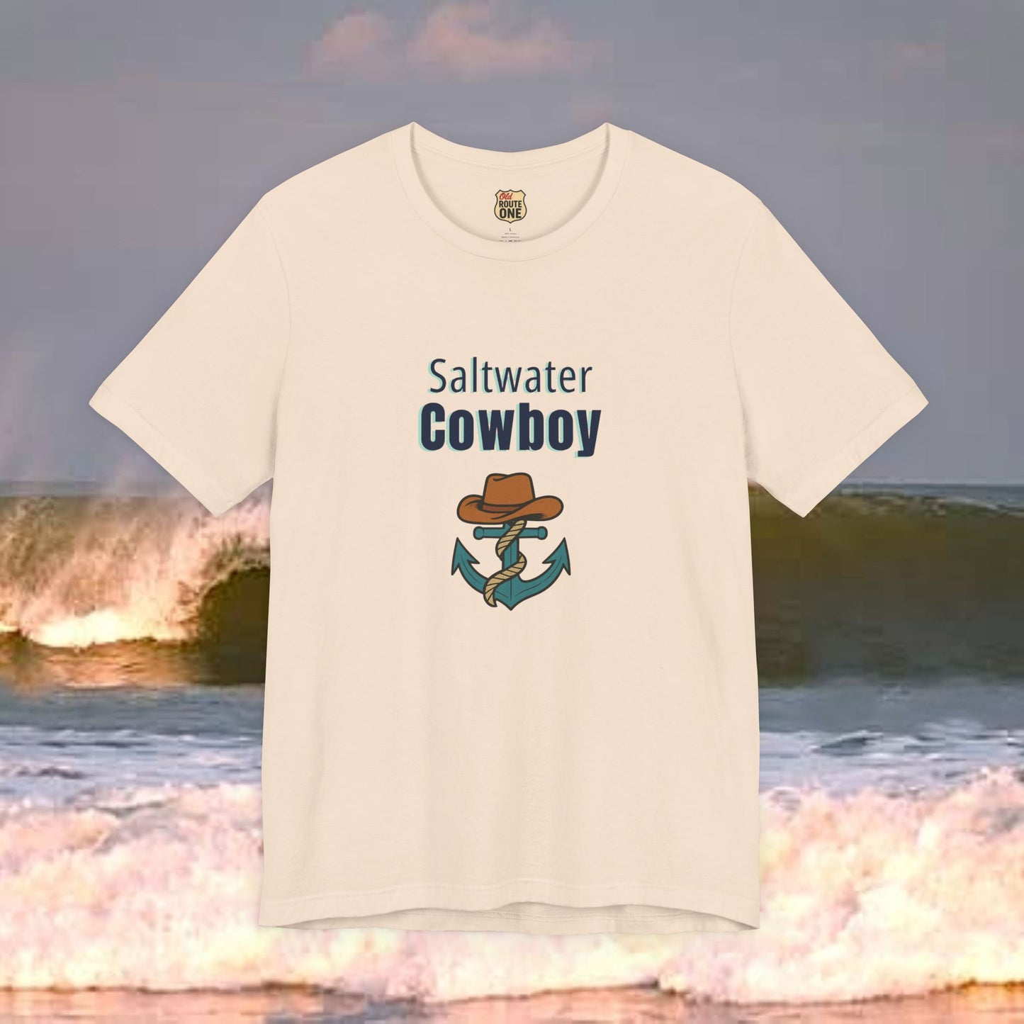 Saltwater Cowboy T-shirt - Coastal Freedom Collection