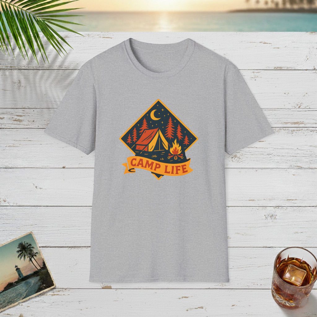 Camping Night Campfire T-Shirt