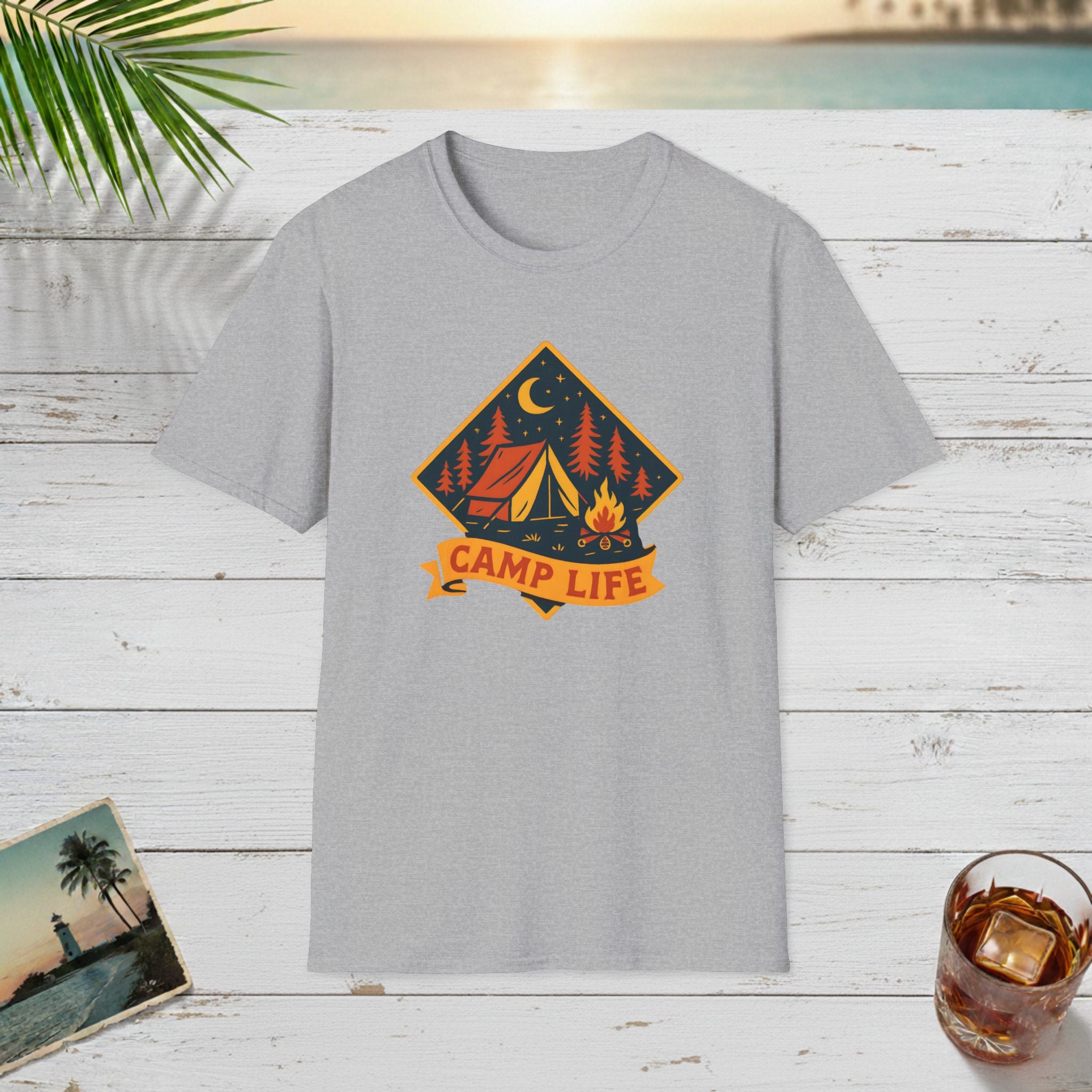 Camping Night Campfire T-Shirt