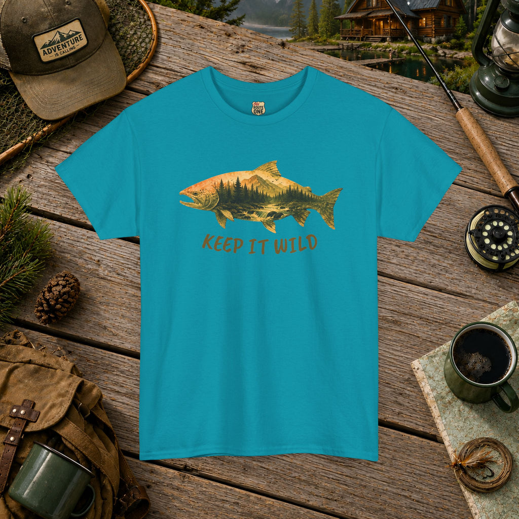 Keep It Wild Salmon T-shirt