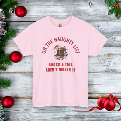 NEW On the Naughty List - Holiday Cheer T-shirt