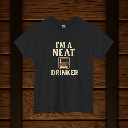 NEW Neat Drinker Bourbon T-shirt