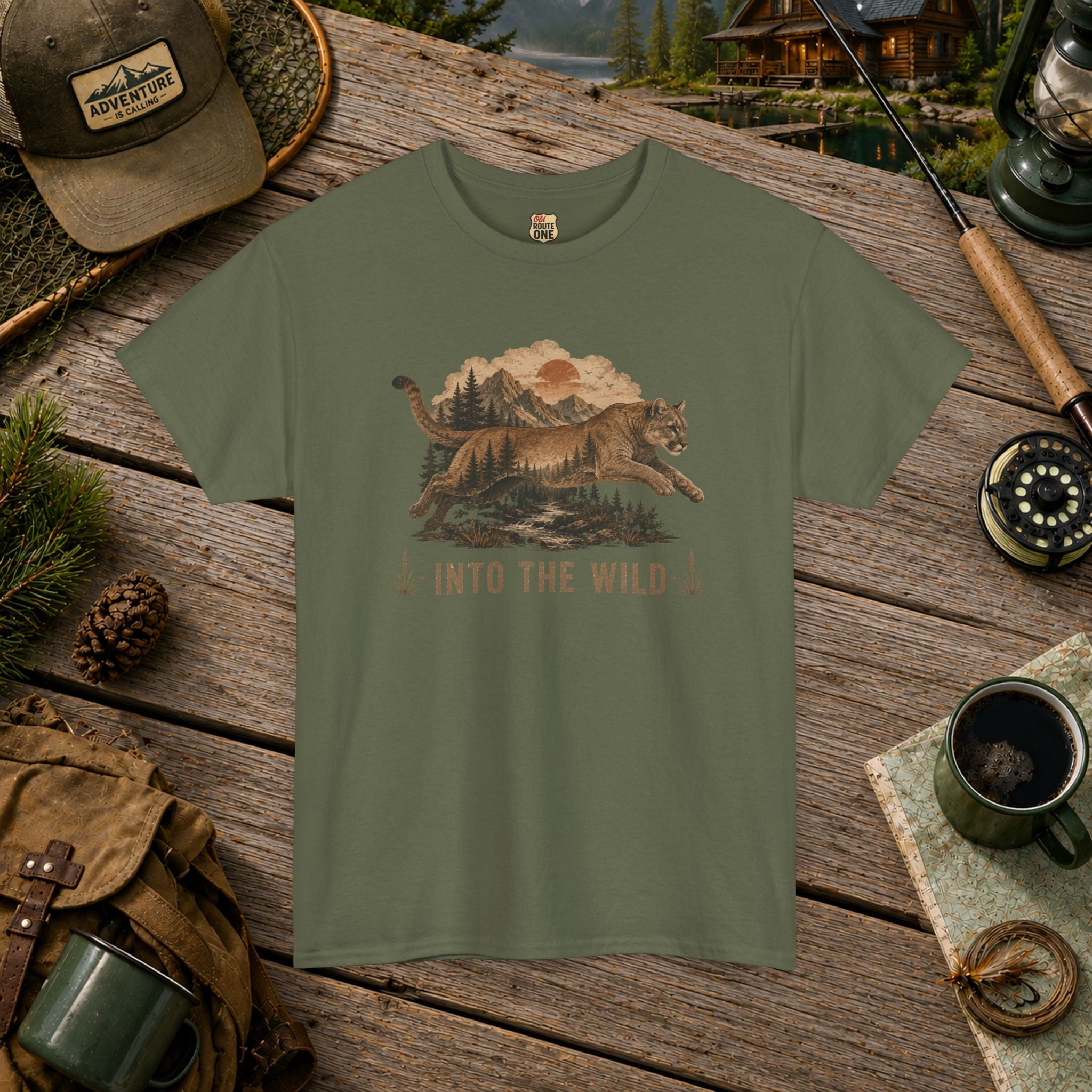 Into The Wild Mountain Lion T-Shirt